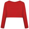 Bonny Billy Girls' Long Sleeve Knit Bolero Cardigans Jacket Cover Up Sweater 7-8 Years Red view 3