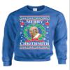 ALLNTRENDS Adult Sweatshirt Merry Christhmith Tyson Ugly Xmas (XL, Royal Blue) view 1