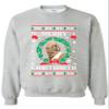 ALLNTRENDS Adult Sweatshirt Merry Christhmith Tyson Ugly Xmas (M, Sporty Grey) view 1