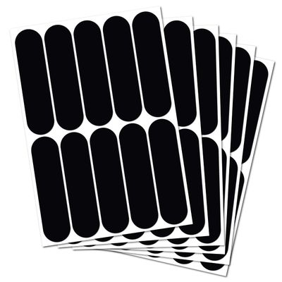 B REFLECTIVE - 6 x Kit of 10 Retro Reflective Stickers for Motorcycle, Helmets, Bike, Scooters, Stroller, Buggy, ... - Universal Adhesive - 3M Technology - High Visibility - Discreet - Design - Grip