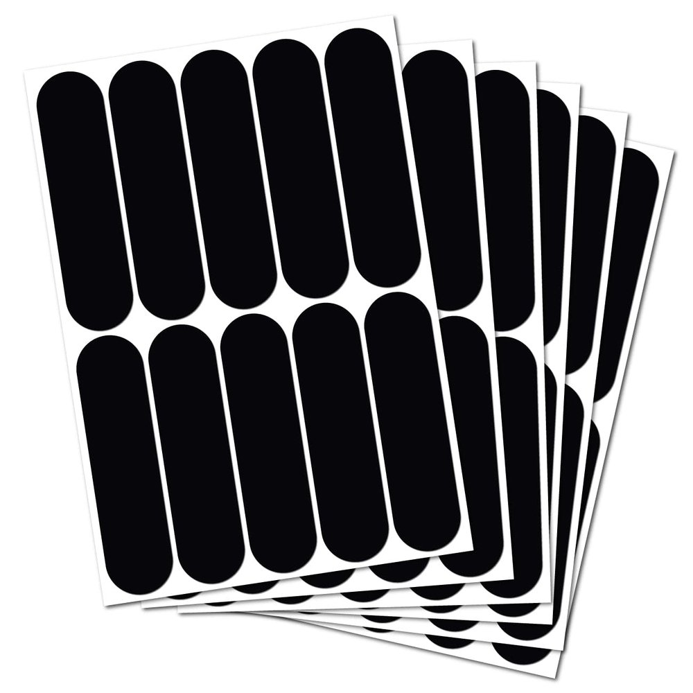B REFLECTIVE - 6 x Kit of 10 Retro Reflective Stickers for Motorcycle, Helmets, Bike, Scooters, Stroller, Buggy, ... - Universal Adhesive - 3M Technology - High Visibility - Discreet - Design - Grip