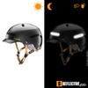 B REFLECTIVE - 6 x Kit of 10 Retro Reflective Stickers for Motorcycle, Helmets, Bike, Scooters, Stroller, Buggy, ... - Universal Adhesive - 3M Technology - High Visibility - Discreet - Design - Grip view 3