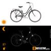 B REFLECTIVE - 6 x Kit of 10 Retro Reflective Stickers for Motorcycle, Helmets, Bike, Scooters, Stroller, Buggy, ... - Universal Adhesive - 3M Technology - High Visibility - Discreet - Design - Grip view 4