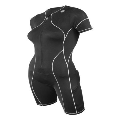 De Soto Femme Sneak-A-Poo Riviera Flisuit - WRTTS3 (Black, Size Large)
