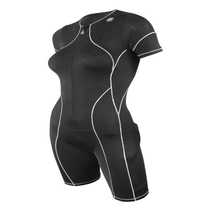 De Soto Femme Sneak-A-Poo Riviera Flisuit - WRTTS3 (Black, Size Large)