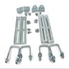 Sturdy Built (4) 12" Galvanized Swivel Top Bunk Bracket Kit with Hardware for 3x3 Boat Trailer Crossmember view 1
