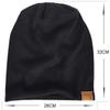 VECRY Men Oversized Slouch Beanie Large Skullcap Knit Hat (Brown) view 4