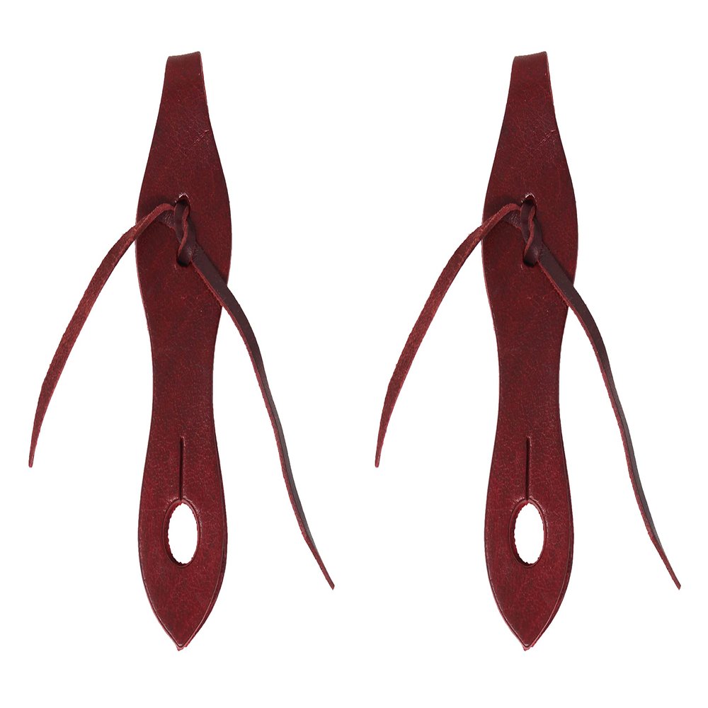 Amish USA Horse Tack Western Horse Tack Latigo Red Leather Slobber Straps 975L2000