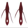 Amish USA Horse Tack Western Horse Tack Latigo Red Leather Slobber Straps 975L2000 view 1