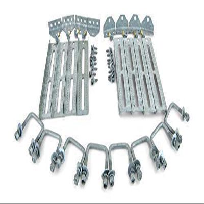 Sturdy Built (8) 12" Galvanized Swivel Top Bunk Bracket Kit with Hardware for 2x3 Boat Trailer Crossmember