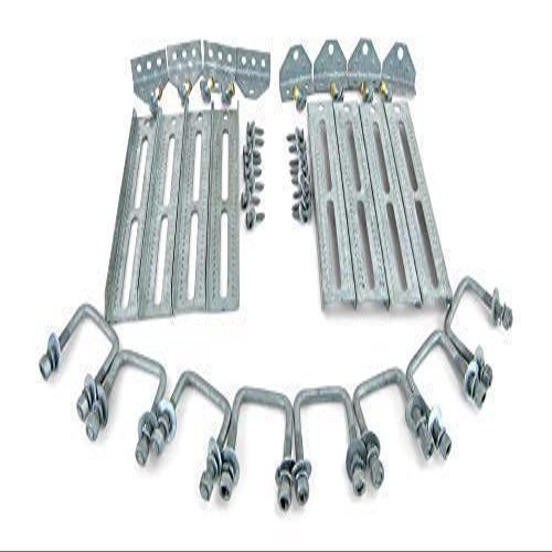 Sturdy Built (8) 12" Galvanized Swivel Top Bunk Bracket Kit with Hardware for 2x3 Boat Trailer Crossmember
