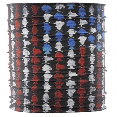 Flying Fisherman SunBandit: Neck Gaiter Mask for Men & Women, UV Face Protection for Sports & Outdoors, Lightweight Multi-Functional Outdoor Clothing | Fish Flag, Multicolor (SB1732)