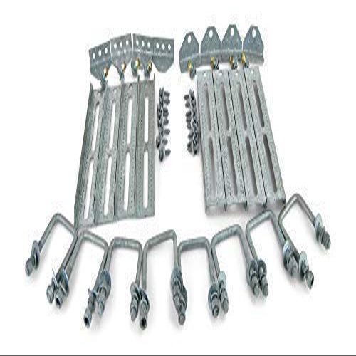 Sturdy Built 8 Count 12" Galvanized Swivel Top Bunk Bracket Kit with Hardware for 3x3 Boat Trailer Crossmember
