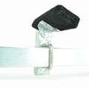 Sturdy Built (4) 12" Galvanized Swivel Top Bunk Bracket Kit with Hardware for 2x3 Boat Trailer Crossmember view 3