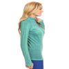 SAT1001 Teal S/M Seamless Active Tops view 3