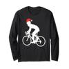 Cycling Ugly Christmas Sweater Style Long Sleeve Funny Santa view 1