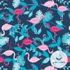Green Sprouts Girls Swim Diaper Navy Flamingo's-6 Months view 4