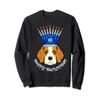 Beagle Menorah Hat Sweatshirt Hanukkah Chanukah Gift view 1