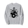 Cat Drummer Playing Drums Sweatshirt view 1