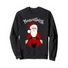 Namasleigh Santa Yoga Pose - Meditate Holiday Christmas Sweatshirt view 1