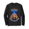 Dachshund Menorah Hat Hanukkah Chanukah Long Sleeve view 1