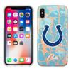 Prime Brands Group Cell Phone Case for Apple iPhone Xs/X - Teal/Rose Gold - NFL Licensed Indianapolis Colts view 1