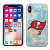 Prime Brands Group Cell Phone Case for Apple iPhone Xs/X - Teal/Rose Gold - NFL Licensed Tampa Bay Buccaneers view 1