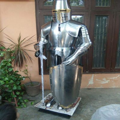 Marine Gift Shop Medieval Knight Suit of Templar Toledo Armour Combat Full Body Armour SCA/LARP