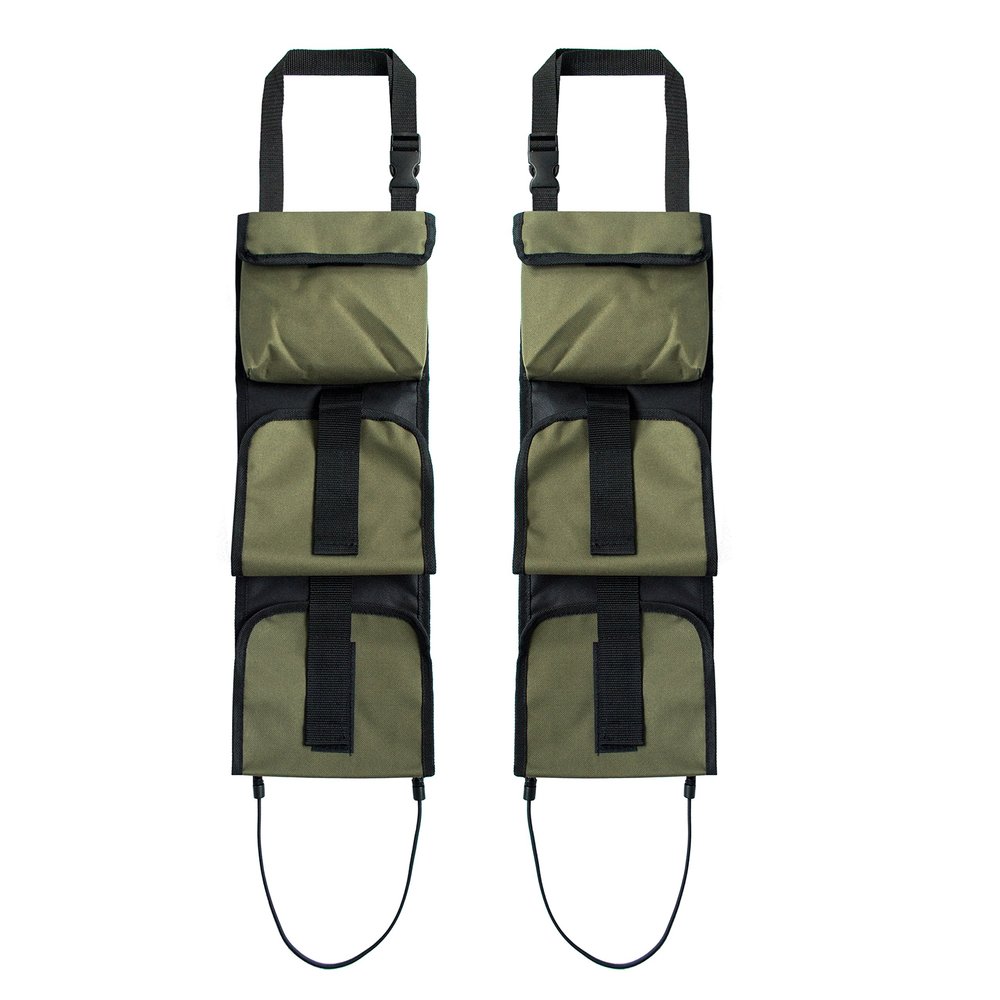 UNISTRENGH High Performance Hunting Gear Back Seat Gun Sling Holder Universal Fit for Truck SUV Car Shooting Accessories (Army Green)