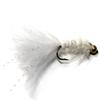 Feeder Creek Woolly Bugger Fly Fishing Flies for Trout, Bass and Salmon- 12pc Handmade Wet Flies for Fly Fishing in Various Patterns/Colors | Streamer Flies (10, White) view 1