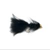 Feeder Creek Woolly Bugger Fly Fishing Flies for Trout, Bass and Salmon- 12pc Handmade Wet Flies for Fly Fishing in Various Patterns/Colors | Streamer Flies (10, Black) view 1