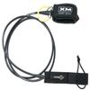 XM SURF MORE Regular 7ft Surfboard Leash with Power Clip Quick Release Upgrade, Cord Thickness (.270in), Key Pocket, Unbreakable Swivels, Detachable Railsaver, Made in USA view 1