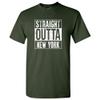 Straight Outta New York - New York Football T Shirt - 2X-Large - Forest view 1