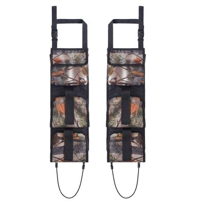 UNISTRENGH Hunting Gear Seat Back Gun Sling Holder High Performance Maple-Leaves Camouflage Gun Holsters Pistols Organizer with Pocket Universal Fit for Truck SUV Car Shooting Accessories