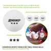 Champion Sports 3 Star Table Tennis Ball Pack, Tournament Grade Equipment, 38 Balls, White Ping Pong Balls, 40mm Seamless Design, CTTA and ITTA Approved view 3