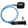 XM SURF MORE Regular 10ft Surfboard Leash with Tangle Free Upgrade, Cord Thickness (.270in), Key Pocket, Unbreakable Swivels, Detachable Railsaver, Made in USA view 1