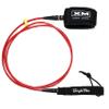 XM SURF MORE Comp 8ft Surfboard Leash with Tangle Free Upgrade, Cord Thickness (.220in), Key Pocket, Unbreakable Swivels, Detachable Railsaver, Made in USA view 1