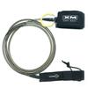XM SURF MORE Regular 6ft Surfboard Leash with Power Clip Quick Release Upgrade, Cord Thickness (.270in), Key Pocket, Unbreakable Swivels, Detachable Railsaver, Made in USA view 1