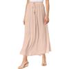 Style & Co. Womens Pleated Long Maxi Skirt Pink XL view 1