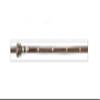 3D Brown 3/8" Horse Hair Silver Tone Diamond Western Buckle Leather Hat Band view 1