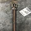 3D Brown 3/8" Horse Hair Silver Tone Diamond Western Buckle Leather Hat Band view 2