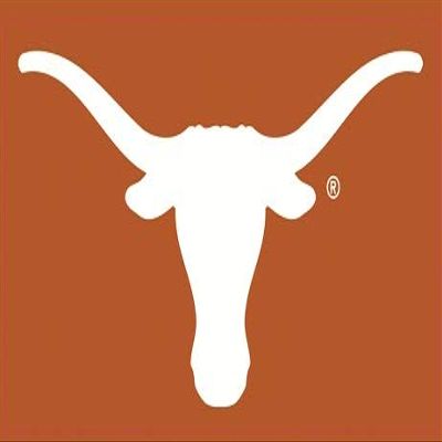 6 Inch Longhorn White Horns on Burnt Orange Logo Decal UT University of Texas Longhorns TX Removable Wall Sticker Art NCAA Home Room Decor 5.5 by 3 Inches