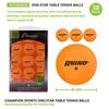 Champion Sports 1 Star Table Tennis Ball Pack  Orange Ping Pong Balls, Set of 38, with 40mm Seamless Design  Recreation Table Tennis Equipment, Accessories view 3