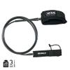 XM SURF MORE Longneck Surfboard Leash 8ft., COMP Cord Thickness (.220 in.), Ideal for Longboards, Manuever Without Stepping on Cord, Key Pocket, Unbreakable Swivels, Detachable Railsaver, Made in USA view 1