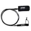 XM SURF MORE Longneck Surfboard Leash 9ft., COMP Cord Thickness (.220 in.), Ideal for Longboards, Manuever Without Stepping on Cord, Key Pocket, Unbreakable Swivels, Detachable Railsaver, Made in USA view 1