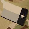 BritKitUSA Infrared Reverse Texas State Flag Patch view 1