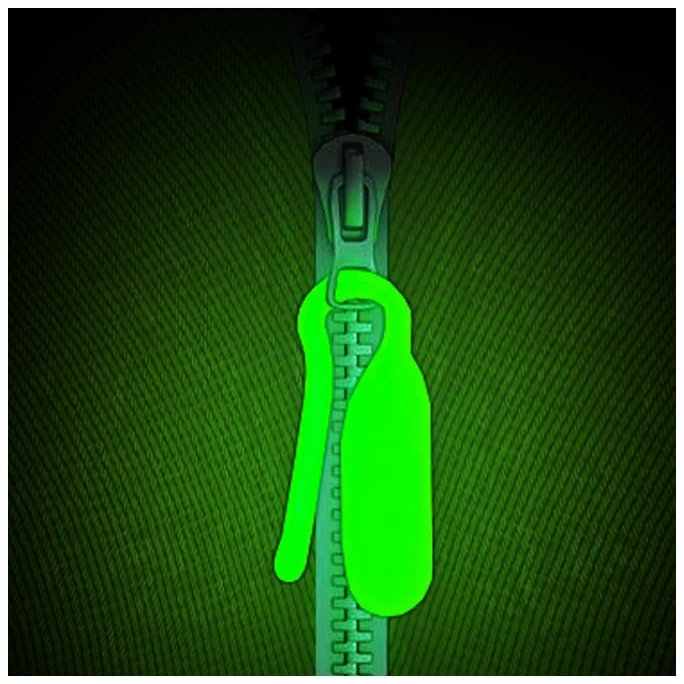 Glow Markers - Powerful Glow in The Dark Camping Accessories for Tent Campers - Solar Powered (Zip Marker)