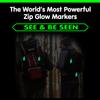 Glow Markers - Powerful Glow in The Dark Camping Accessories for Tent Campers - Solar Powered (Zip Marker) view 3