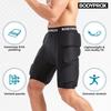 Bodyprox Protective Skating Shorts (Extra Small) Black view 3