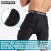 Bodyprox Protective Skating Shorts (Extra Small) Black view 4